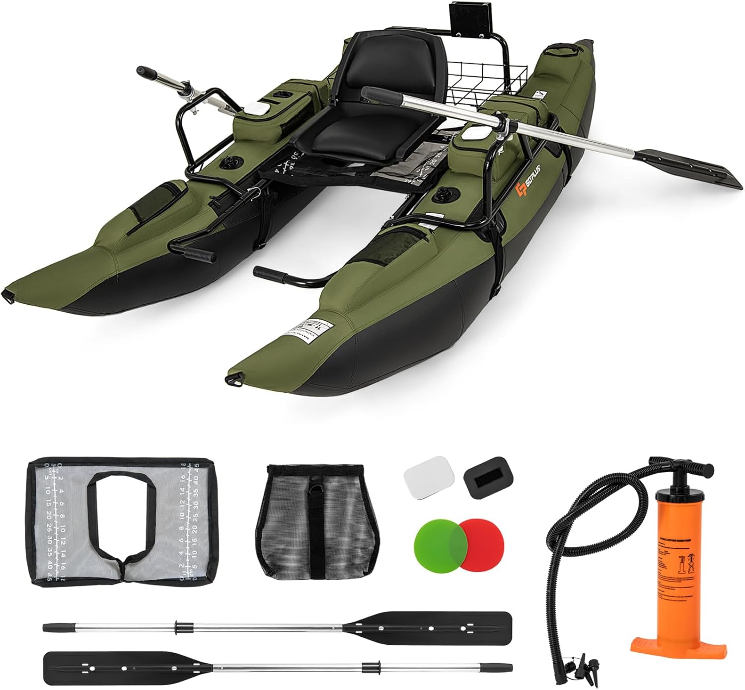 Fishing Boat Seat - Dmuchana łódka brzuszna dla dorosłych ze