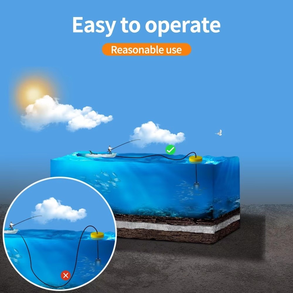 Przenośny, ręczny echosonda z  – Fishing Boat Depth Finder recenzja i cena